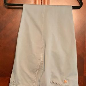 TOMMY BAHAMA COTTON SOLID GRAY SIZE 40X34 FLAT FRONT PANTS